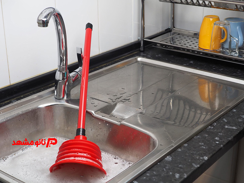 عکس تلمبه- رفع گرفتگی -سینک ظرفشویی در مشهد